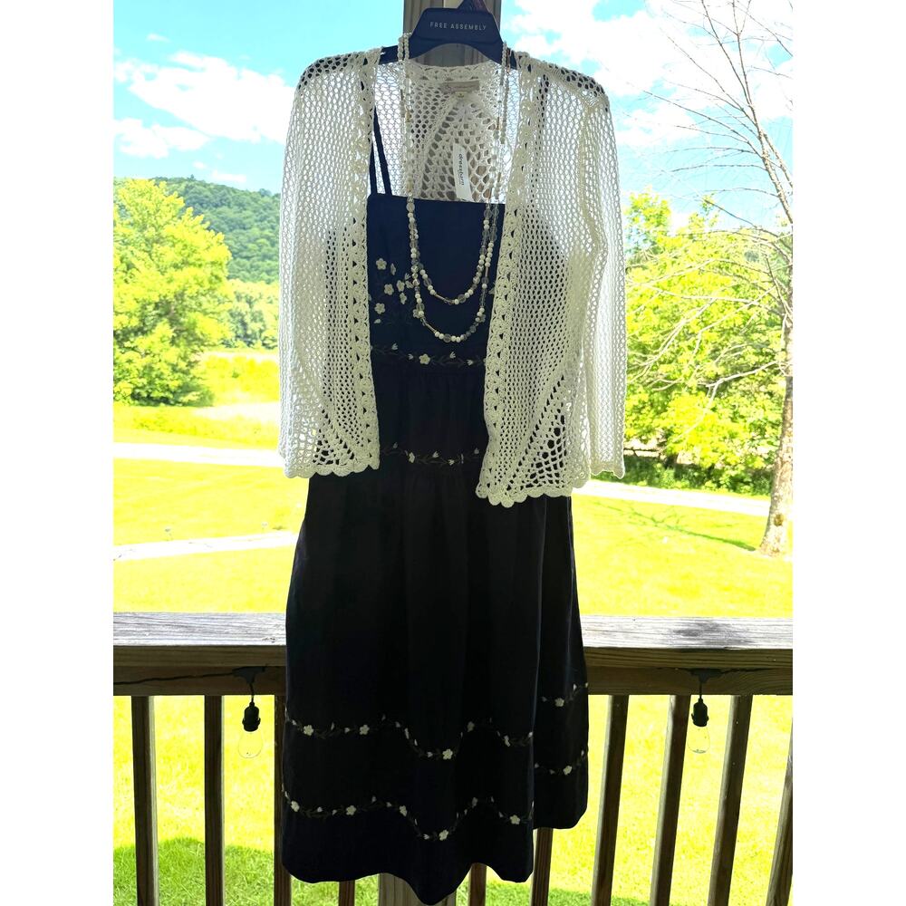 Cottagecore Boho Prairie Western NWT Free Assembly 100%Cotton Sundress Size XS